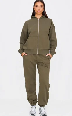 Olive Premium Cuffed Sweatpants