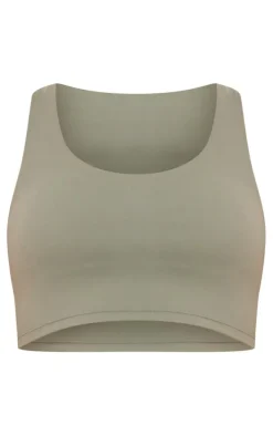 Olive Sculpt High Waist Gym Shorts