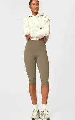 Olive Sculpt Pedal Pusher Leggings