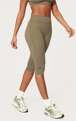 Olive Sculpt Pedal Pusher Leggings