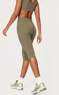Olive Sculpt Pedal Pusher Leggings