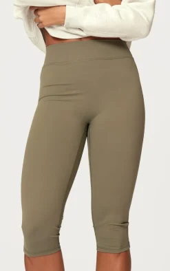 Olive Sculpt Pedal Pusher Leggings