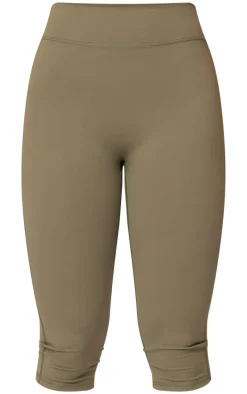 Olive Sculpt Pedal Pusher Leggings