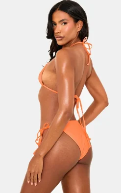 Orange Triangle Mix & Match Bikini Top