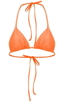 Orange Triangle Mix & Match Bikini Top