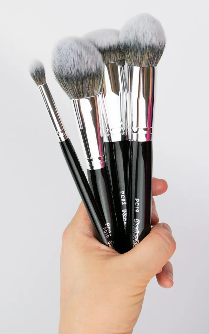 Peaches & Cream Black No 4 Face Powder Brush