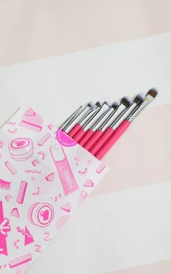 Peaches & Cream Essential 8 Piece Eye Brush Set