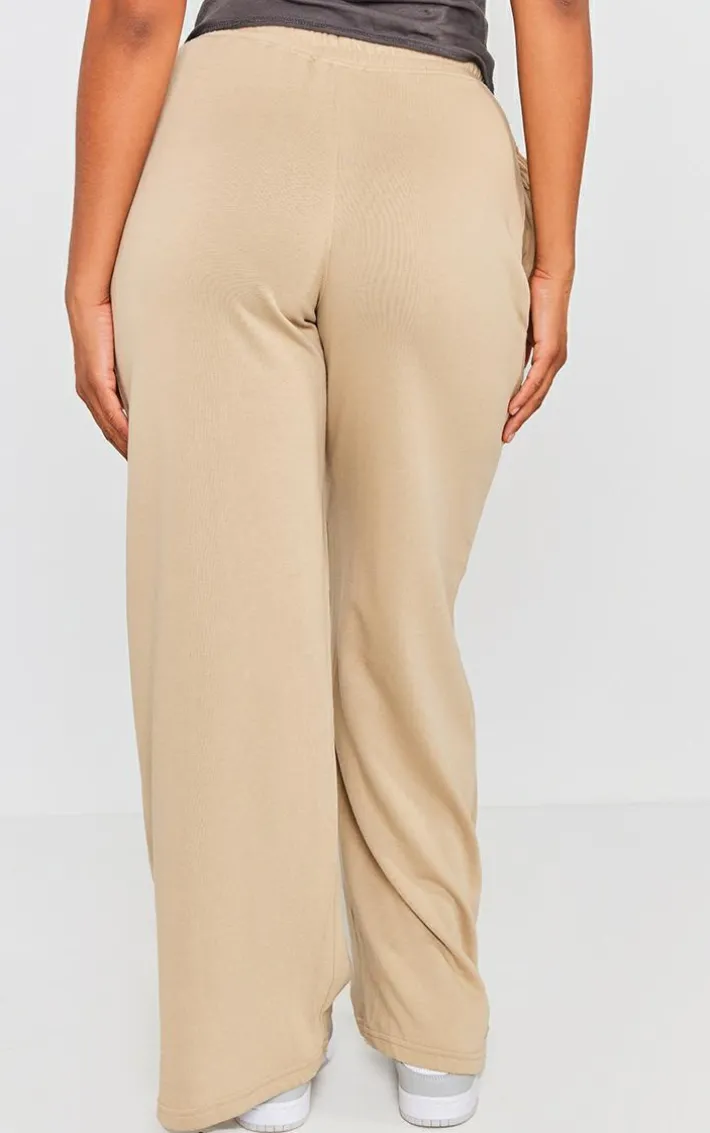 Pebble Exposed Waist Straight Leg Sweatpants