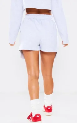 Petite Ash Grey Pocket Detail Shorts