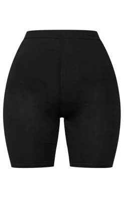 Petite Black Basic Bike Shorts