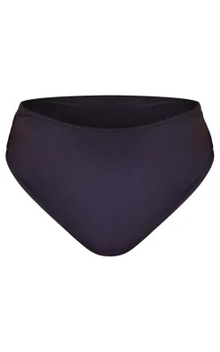 Petite Black Mix & Match High Waist Bikini Bottoms