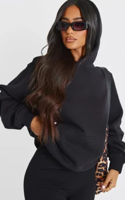 Petite Black Ultimate Basic Oversized Hoodie
