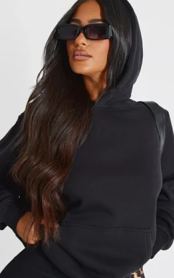 Petite Black Ultimate Basic Oversized Hoodie