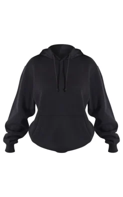 Petite Black Ultimate Basic Oversized Hoodie