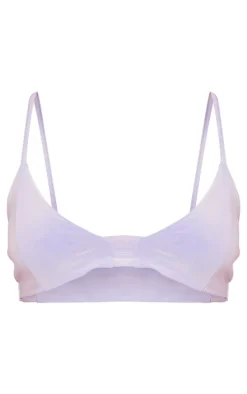 Petite Blue Slinky Strappy Bralet