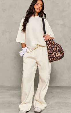 Petite Cream Oversized T-shirt