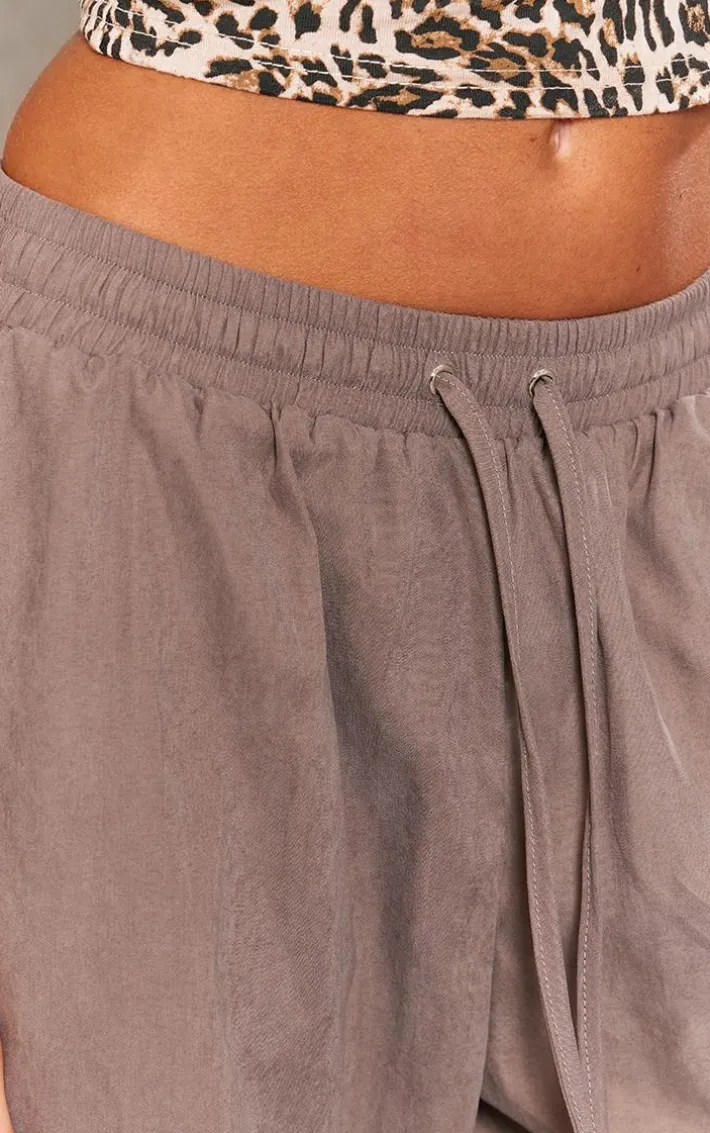 Petite Deep Taupe Skin Cargo Pants