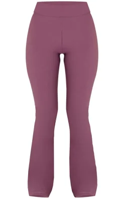 Petite Eggplant Core Collection Tab Snatched Sculpt Foldover Pant