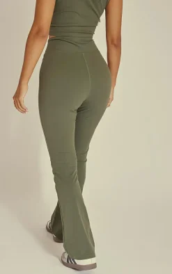 Petite Green Snatched Sculpt Flares