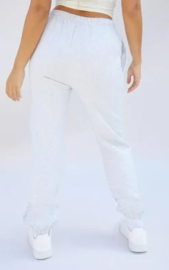 Petite Grey Basic Cuffed Hem Sweatpants