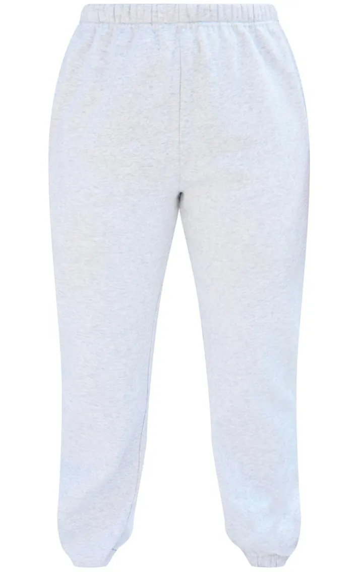 Petite Grey Basic Cuffed Hem Sweatpants