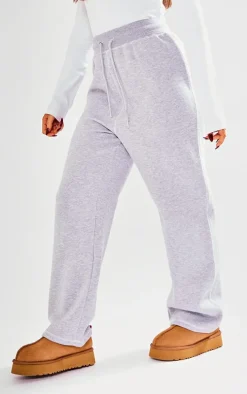 Petite Grey Contrast Stitch Sweatpants