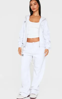 Petite Ice Grey Studio Archives Zip Up Hoodie