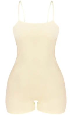 Petite Lime Snatched Sculpt Strappy Romper