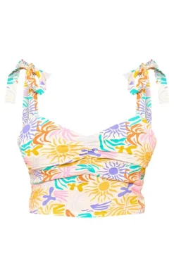 Petite Multi Printed Bralet