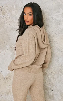 Petite Pebble Knitted Hoodie