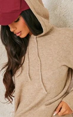Petite Pebble Knitted Hoodie