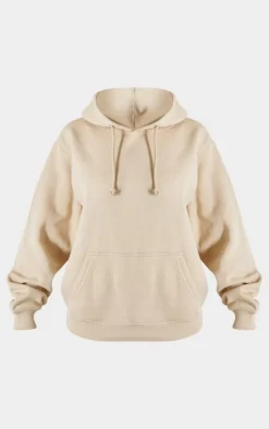 Petite Sand Ultimate Basic Oversized Hoodie