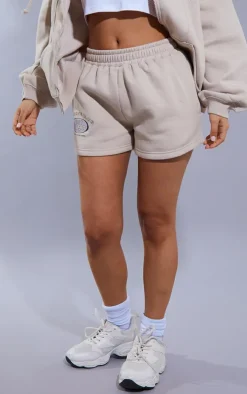 Petite Stone Logo Sweat Shorts