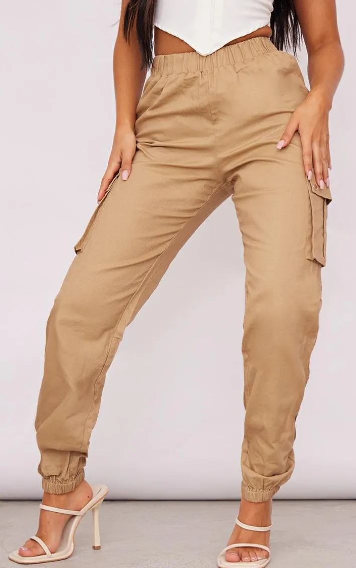 Petite Stone Pocket Detail Cargo Pants