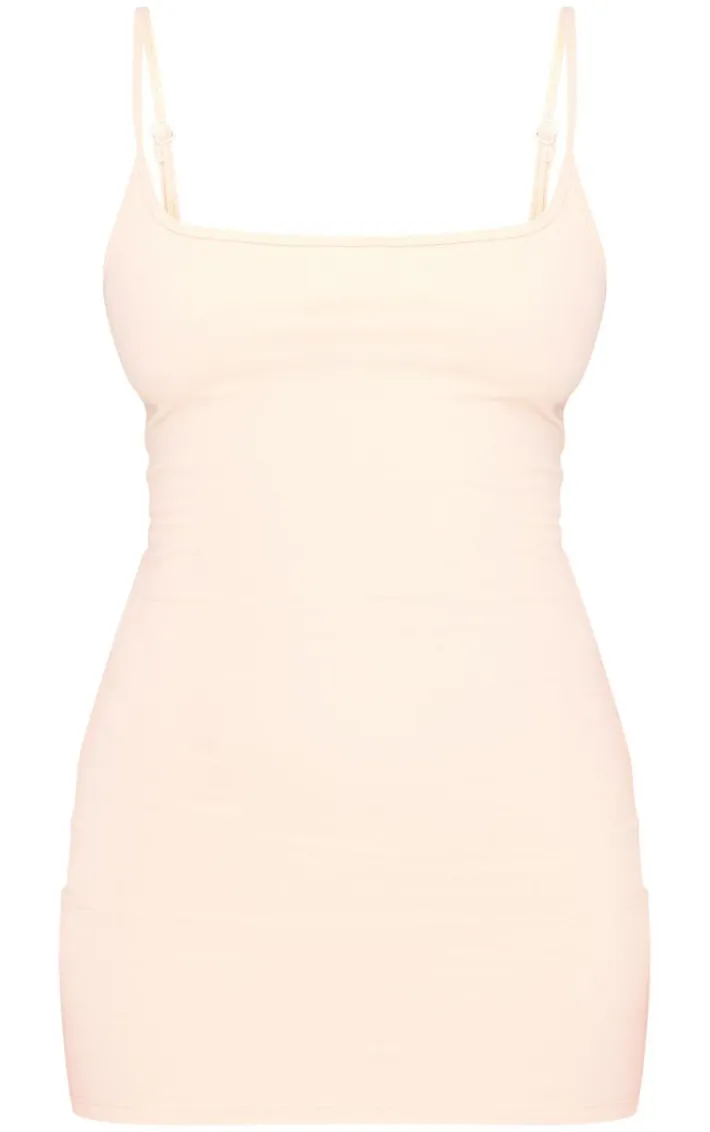 Petite Stone Strappy Snatched Sculpt Bodycon Dress