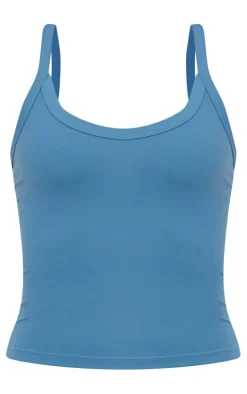 Petrol Sculpt Strappy Gym Vest