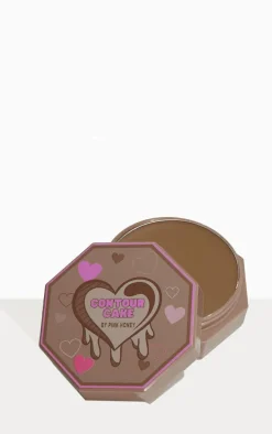 Pink Honey Contour Cake Shortbread Sugar