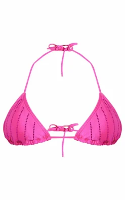 Pink Hot Fix Micro Mini Bikini Top