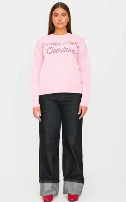 Pink Pretty Little Christmas Sweater
