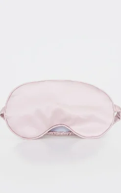 Pink Satin Eye Mask