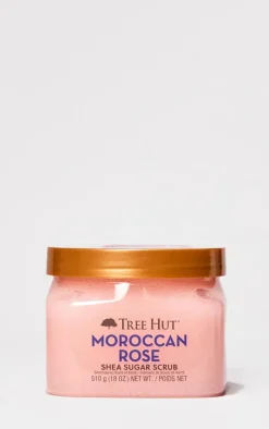 Pink Tree Hut Moroccan Rose Shea Sugar Scrub 510G
