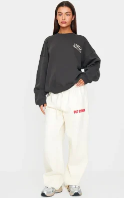Pitch Studio Archive Embroidered Oversized Sweatshirt