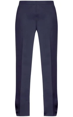 PLT Label Black Tailored Straight Leg Pants