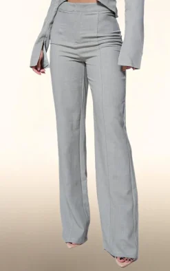 PLT Label Sage Green Contrast Stitch Tailored Pants