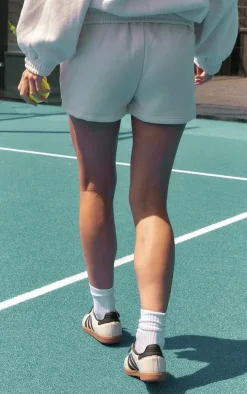 PLT SPORT Cream Marl Sweat Shorts