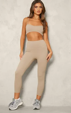 PLT SPORT Deep Stone Sculpt Pedal Pushers