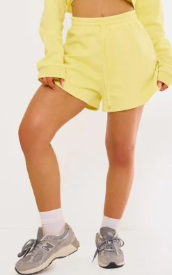 PLT SPORT Lemon Toggle Waist Shorts