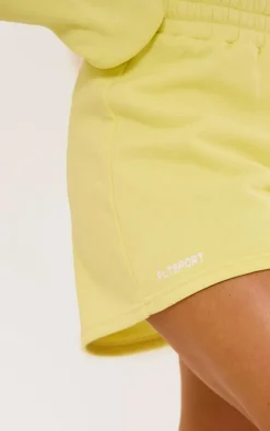 PLT SPORT Lemon Toggle Waist Shorts