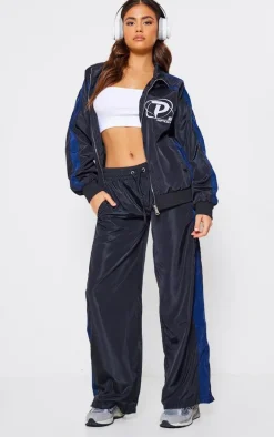 PLT SPORT Navy Shell Panel Windbreaker