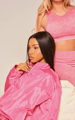 PLT SPORT Raspberry Shell Badge Runner Shorts